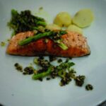 Chargrilled Salmon with Asparagus  