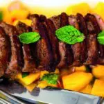 Grilled Duck Breast with Mango Tartar 