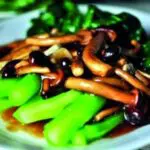 Stir Fried Chinese Kale & Shiitake Mushrooms